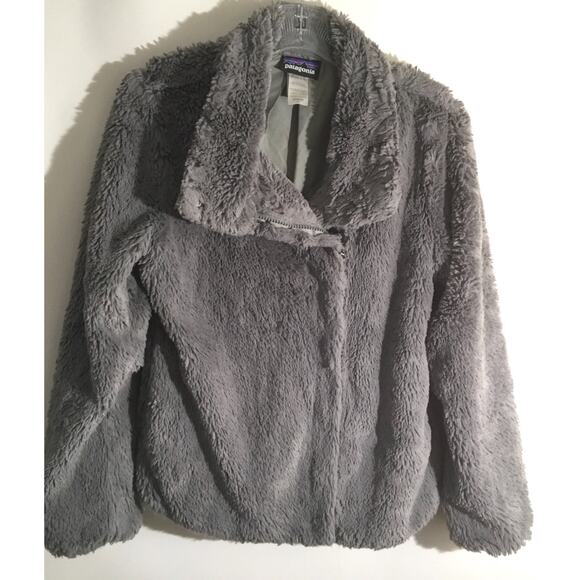 Patagonia Jackets & Blazers - Patagonia Pelage Women's Size Small Gray Super Soft Full Zip Lined Jacket Coat